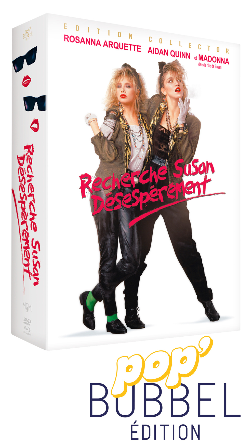 Copyright : DESPERATELY SEEKING SUSAN© 1985 Orion Pictures Corporation. All Rights Reserved. Package Design © 2023 Bubbelcom. Tous droits réservés.