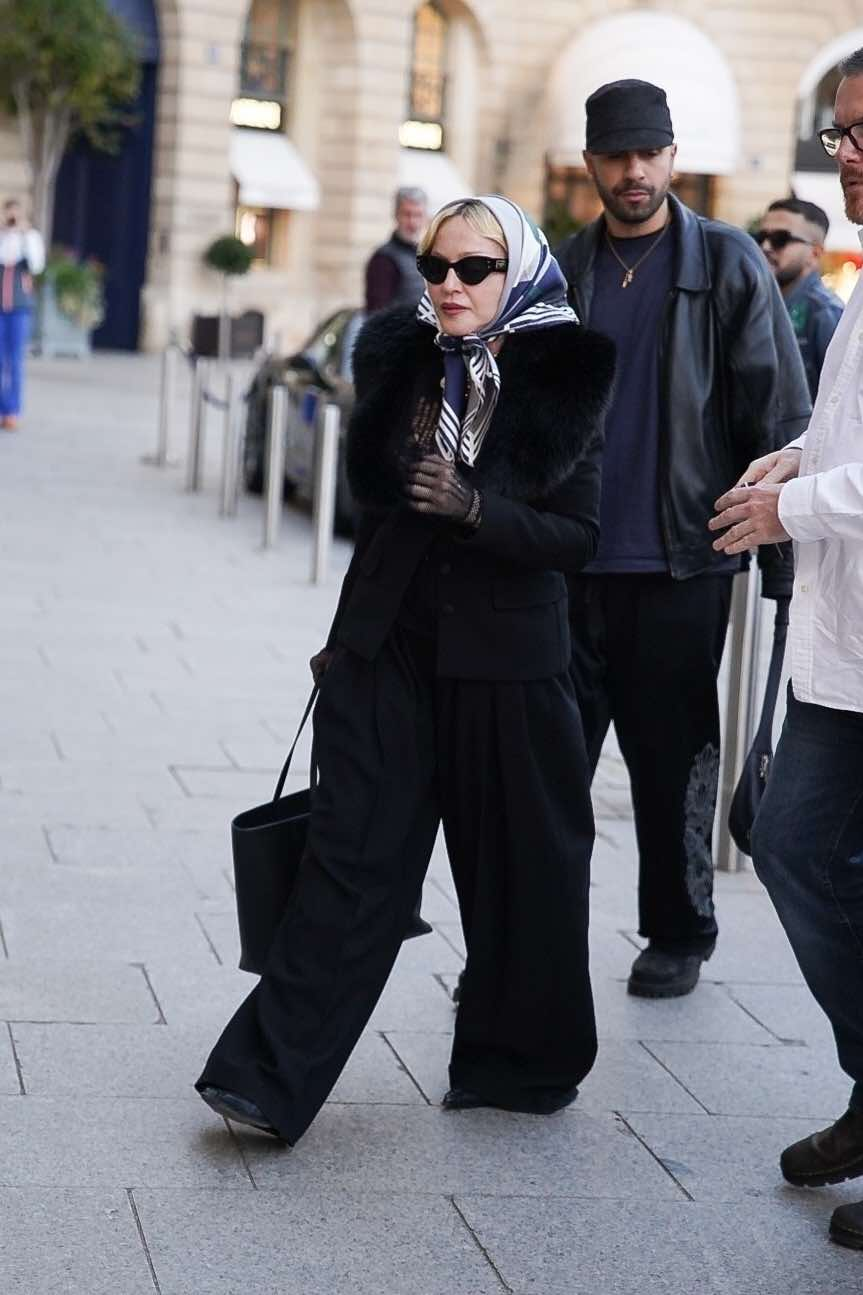 Madonna à Paris pour l'exposition de Rocco