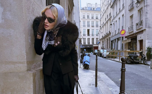 Madonna à Paris pour l'exposition de Rocco